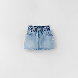 Zara Toddler Ripped Denim Skirt
